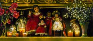Ninos vestidos en rojo