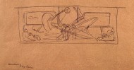 Sketch for ‘Man at the Crossroads’
