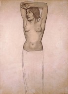 Study for Germination panel at Chapingo (Tina Modotti)