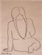 Study of a Peasant Girl with Braids