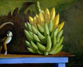 Julio Larraz, "Thou Shall Not Steal", oil on canvas, 1995 Julio Larraz, "Thou Shall Not Steal", oil on canvas, 1995