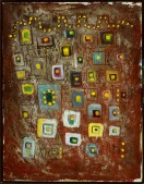 Alice Rahon, "Fete Nationale," oil and snd on canvas, 1944 Alice Rahon, "Fete Nationale," oil and snd on canvas, 1944