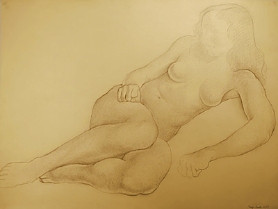Study for ‘Strength’ Panel in Ministry of Health Mural