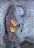 Rufino Tamayo, "Serenate a la luna", oil on canvas, 42¼ × 29 7/8 inches, 1949 Rufino Tamayo, "Serenate a la luna", oil on canvas, 42¼ × 29 7/8 inches, 1949