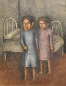 Rufino Tamayo, "Two Children", watercolor on paper, 8 1/4 × 6 3/8 inches, 1926 Rufino Tamayo, "Two Children", watercolor on paper, 8 1/4 × 6 3/8 inches, 1926