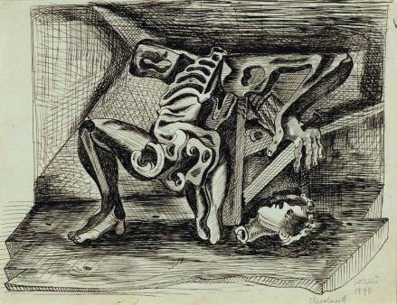 Untitled (Beheaded Figure-Skeleton)