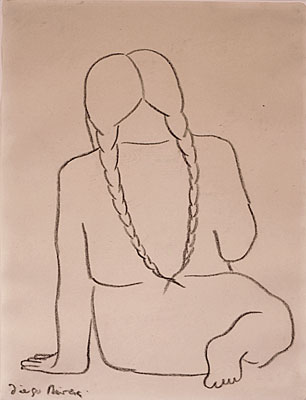 Study Of A Peasant Girl With Braids Mary Anne Martin